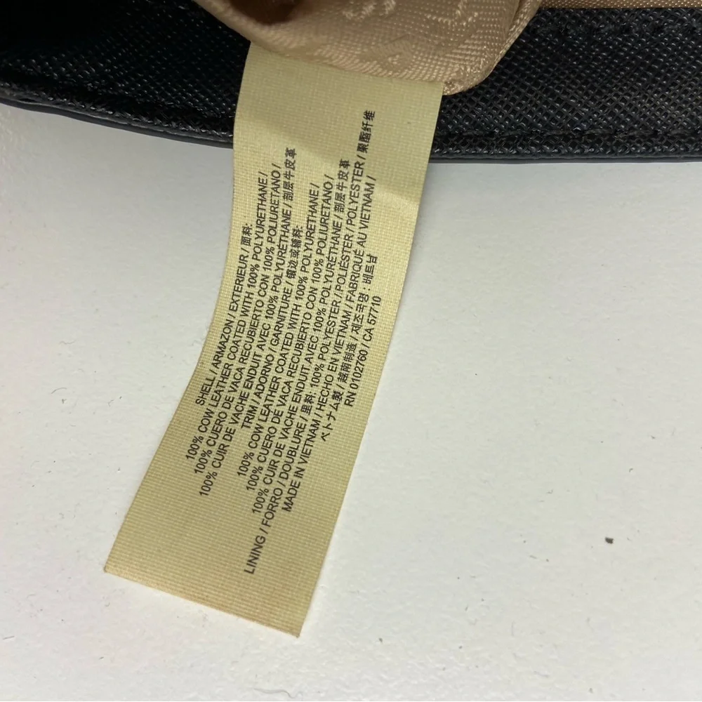 Kate Spade Two Tone Black Cream Chain Crossbody Shoulder Bag